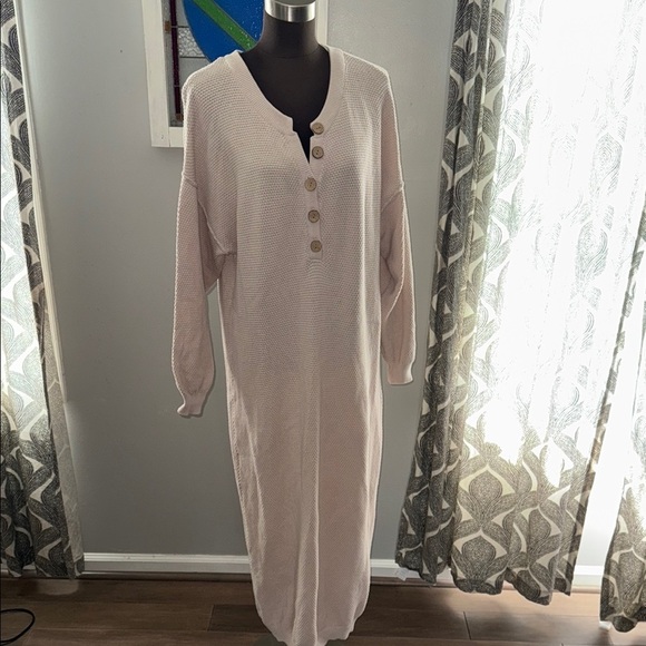 Free People Beach Hailee Sweater Midi Dress - Picture 1 of 9